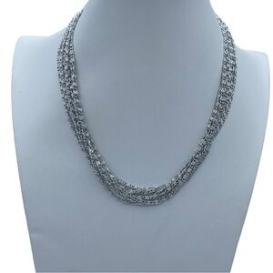 Vintage Sarah Coventry multi chain 8 strand necklace